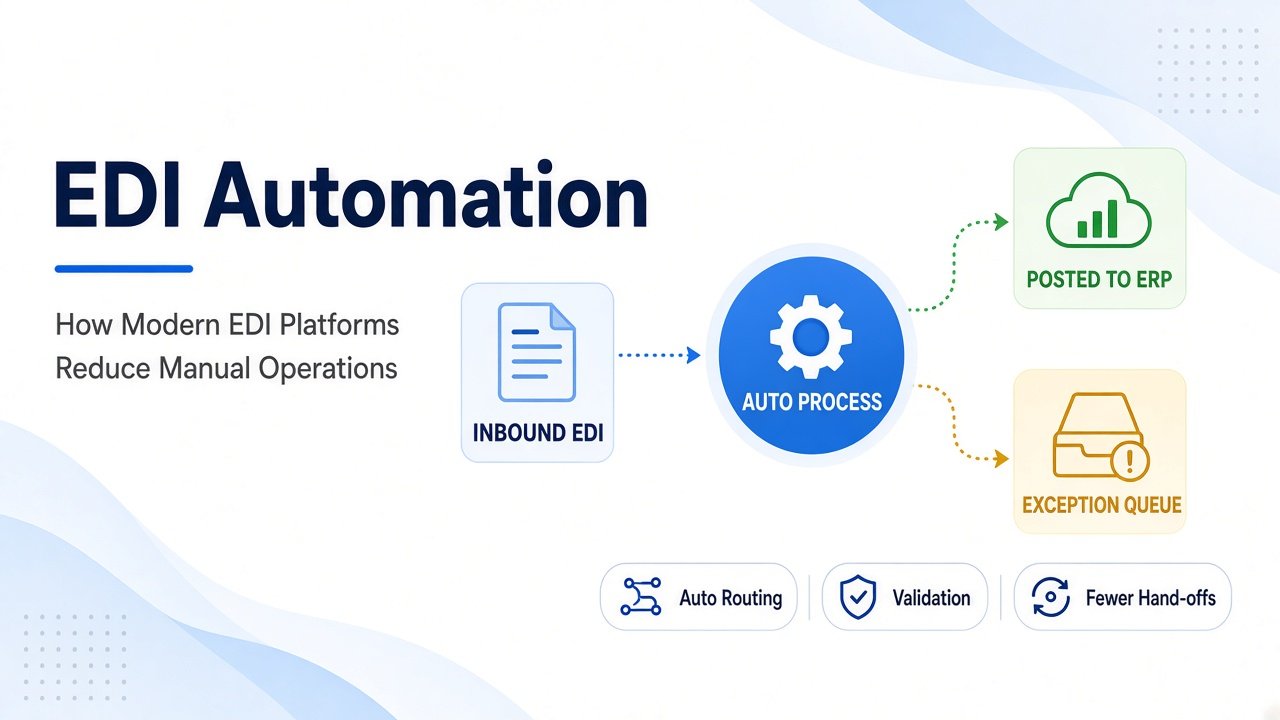 EDI Automation: How Modern EDI Platforms Reduce Manual Operations