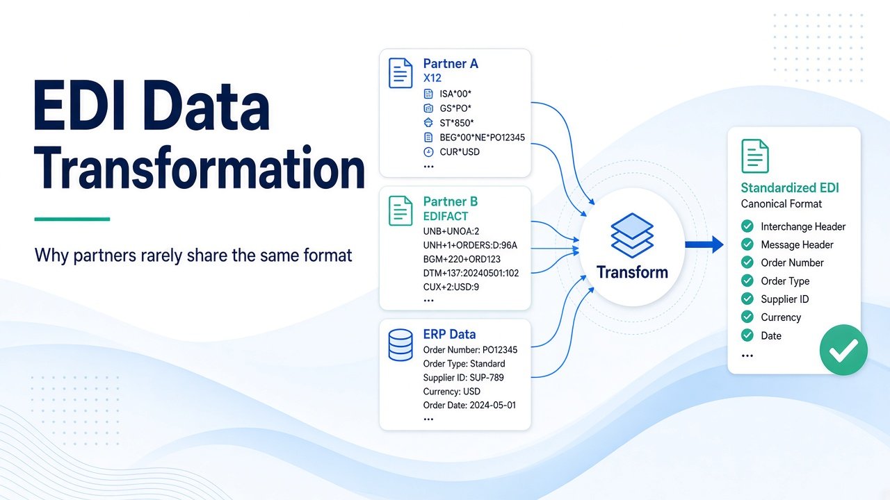 EDI Data Transformation: Why Trading Partners Rarely Use the Same Data Format