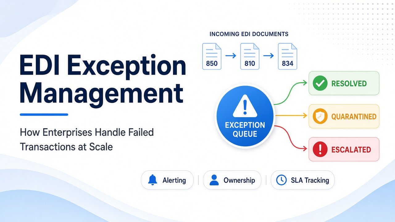 EDI Exception Management: How Enterprises Handle Failed Transactions at Scale