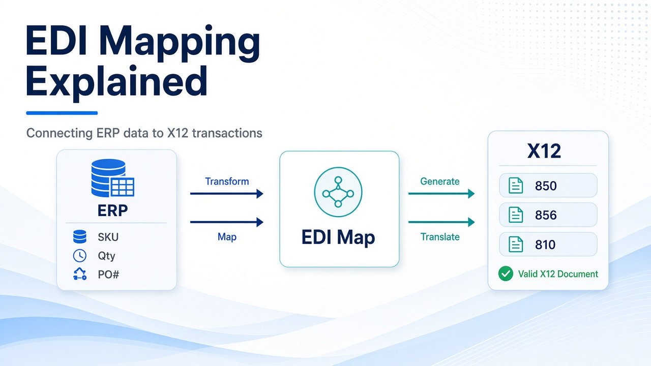 EDI Mapping Explained: Connecting ERP Data to X12 Transactions