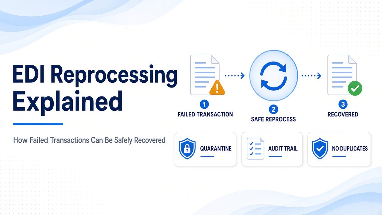 EDI Reprocessing Explained: How Failed Transactions Can Be Safely Recovered